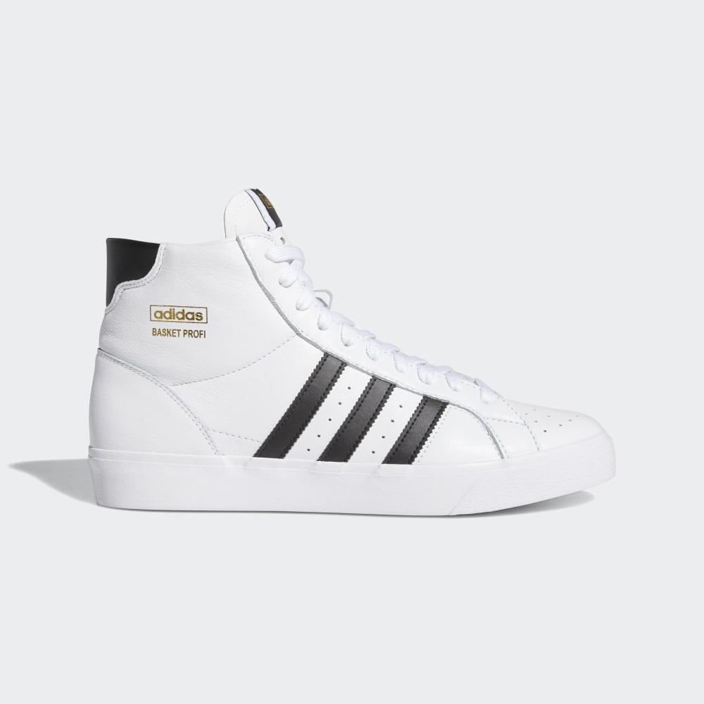 Originals Adidas Basket Profi Dama Romania - Albi/Negrii/Aurii Metal FW3108